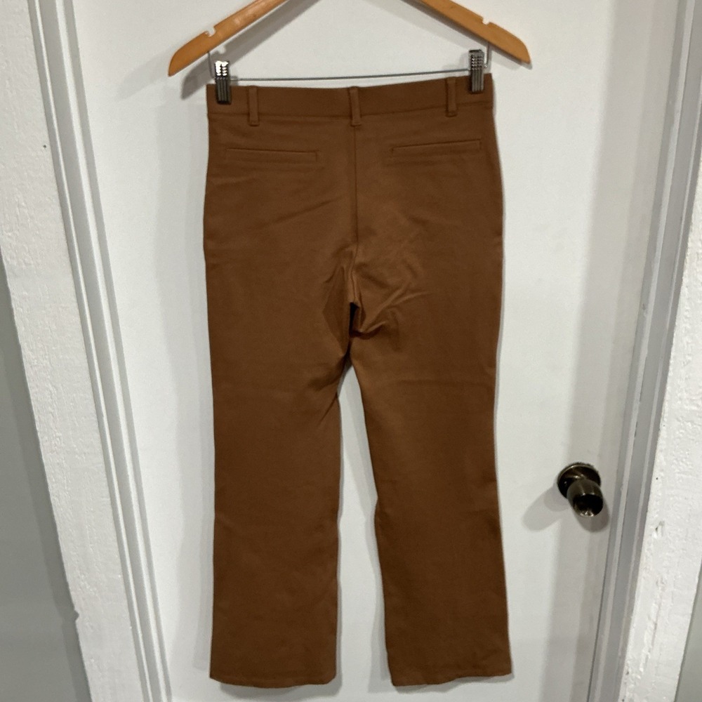 Quince Ultra Stretch Ponte Bootcut Pants, Roasted Pecan Brown, Size Small - Picture 5 of 11